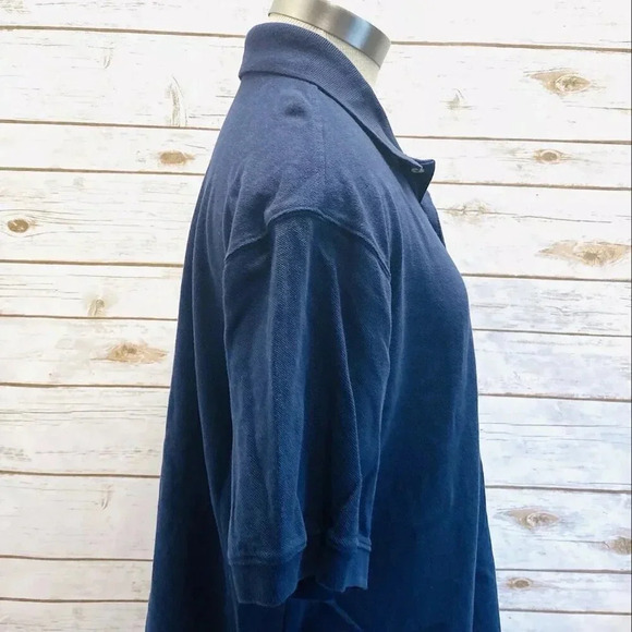 FOOT LOCKER Men Short Sleeve Collared Cotton White Polo Style Shirt Size Large - Picture 8 of 9